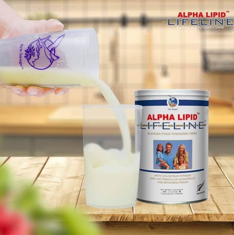 Hình ảnh về sữa Alpha Lipid